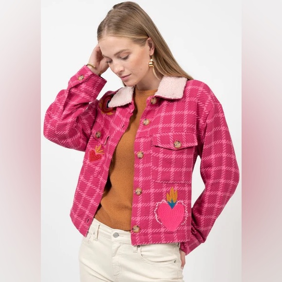 ivy jane Jackets & Blazers - Ivy Jane Flaming Heart Jacket Medium BNWT